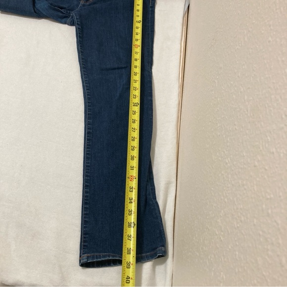 LAUREN RALPH LAUREN Women’s Premier Straight Mid Rise Stretch Blue Jeans Size 32 - Picture 12 of 16
